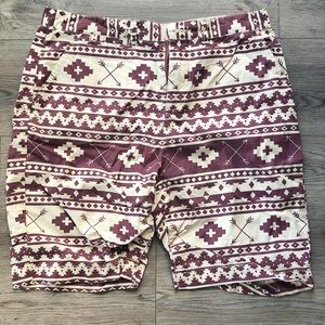 Jach’s Men’s Bleeker Fit Aztec Shorts (Never Worn)